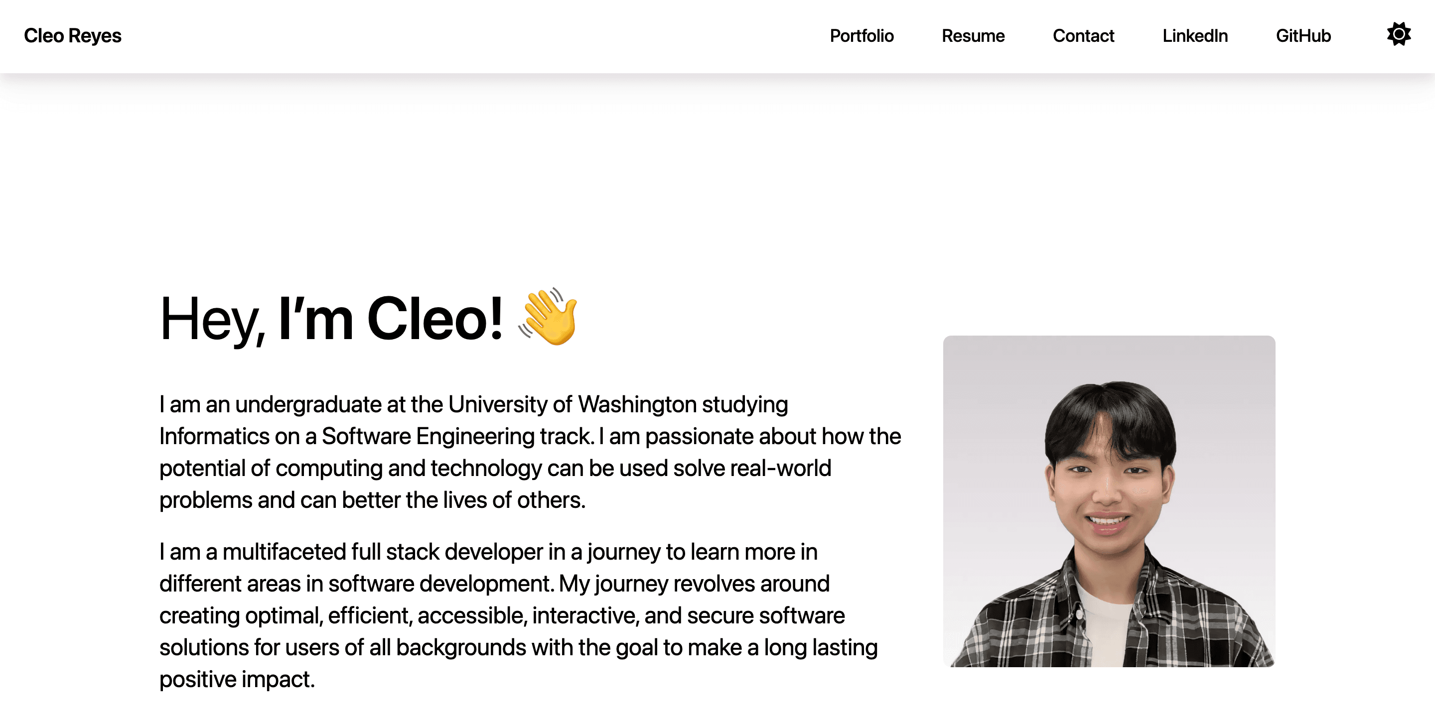 Personal website